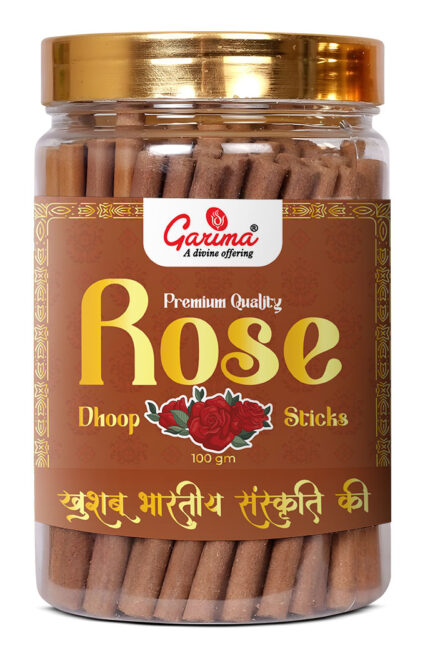 Rose Dhoop Sticks – Beautiful Floral Fragrance for Puja & Worship