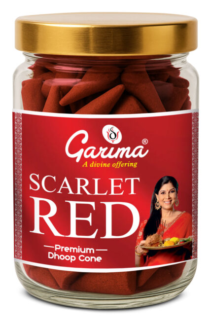 Scarlet Dhoop Cones – Premium Fragrance for Puja & Home